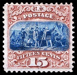1869 Landing of Columbus 15c stamp
